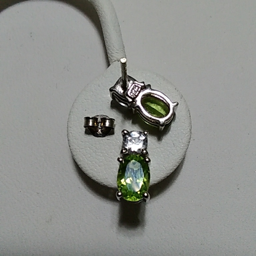 Peridot and Topaz Earrings Certificate of Authenticity - Picture 2 of 5